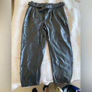Faux Leather Abercrombie pants